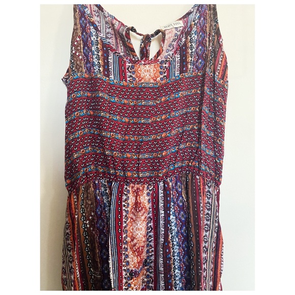 Brave Soul Print Maxi Dress - Rust | Size S - Picture 5 of 5